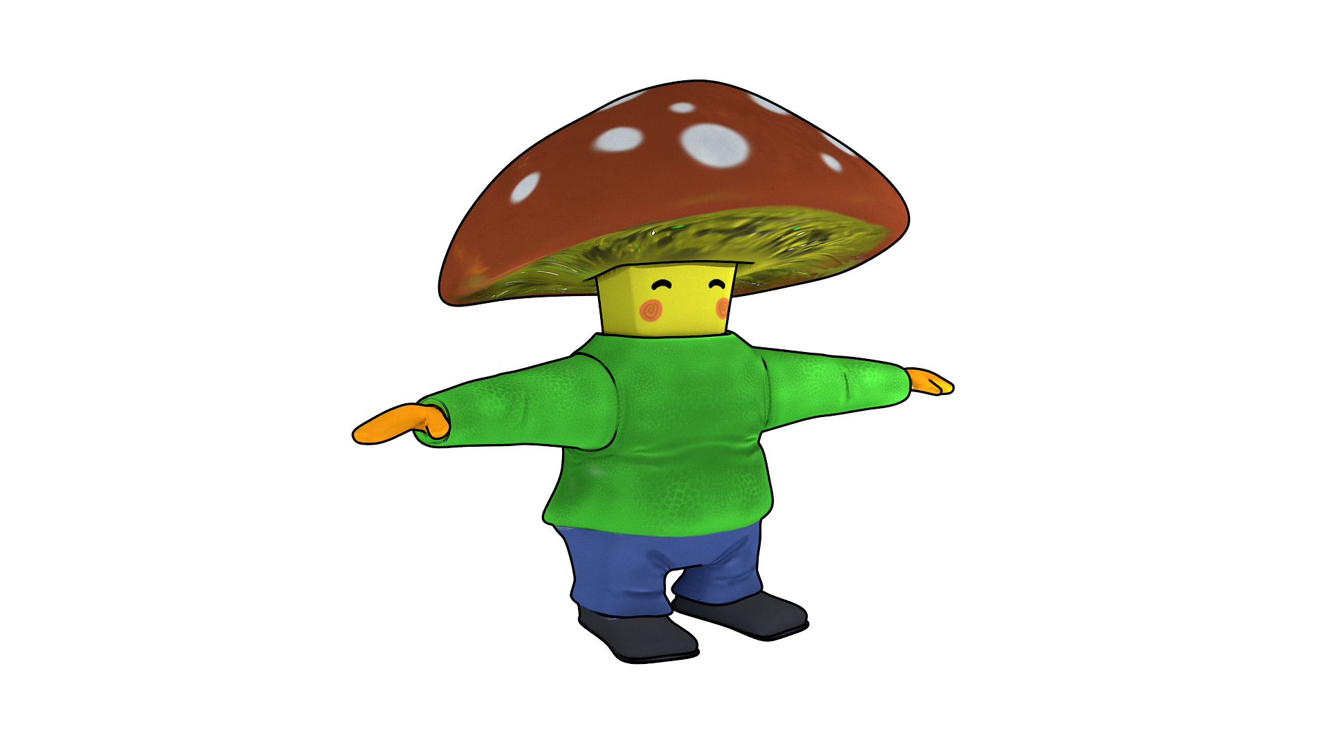 Mushroom’s cartoon character – Adriano Sanna