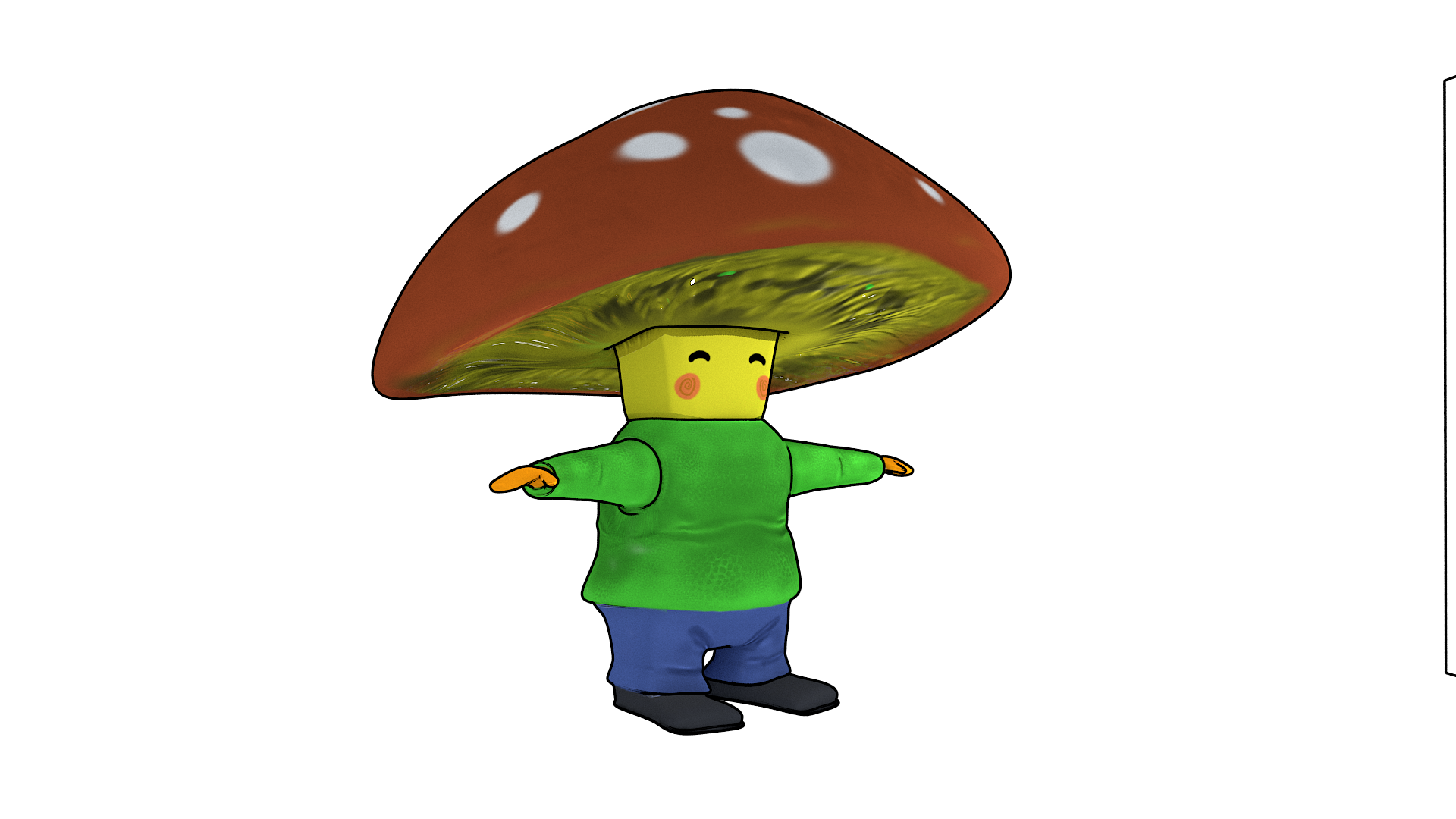 Mushroom’s cartoon character – Adriano Sanna